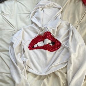 Cropped hoodie